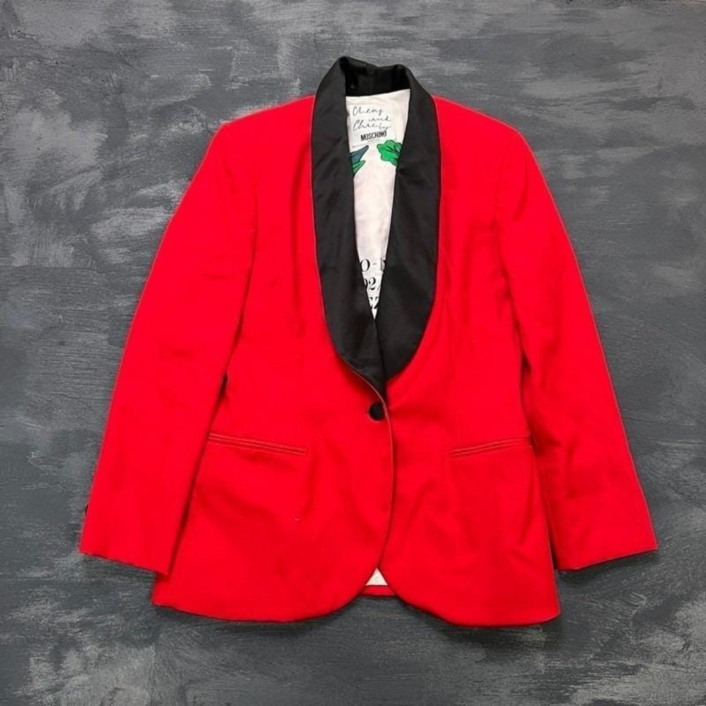 Moschino Cheap And Chic Blazer Women's 10 Red